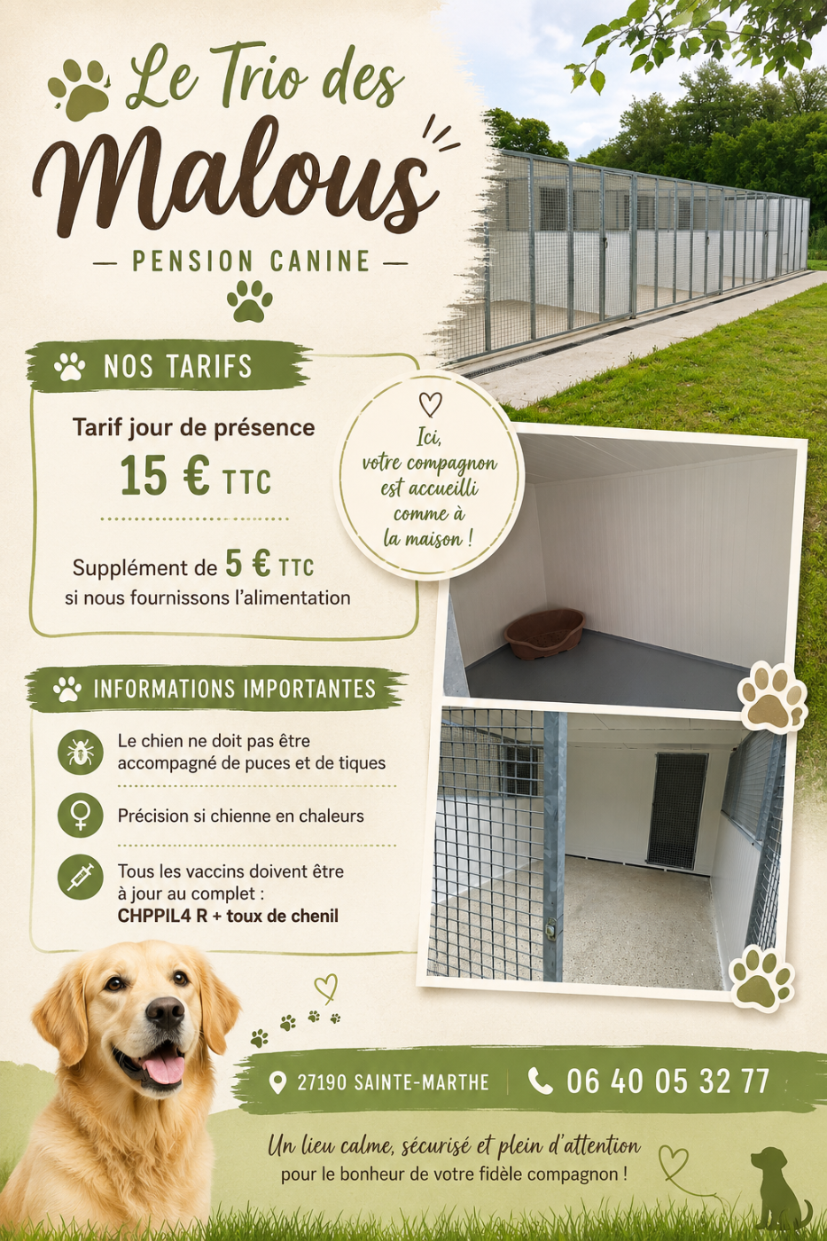 information complémentaires pension
